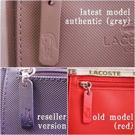 lacoste bag fake vs original|counterfeit lacoste bag.